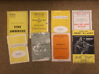 SIEBEN PROGRAMME + 1 FLYER AUS LONDON THEATRES OF SHAKESPEARE PLAYS 1950ER & 60ERer