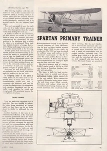 Spartan NS-1 Trainer Aircraft Report 11/16/2023n - Picture 1 of 1
