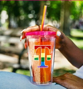 T Mobile Tuesdays Tumbler Pride Month Rainbow BPA FREE - Picture 1 of 1