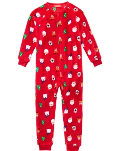 Family Pajamas Unisex Kids Santa and Friends Red Pajamas Size XL-14/16 - Picture 1 of 1