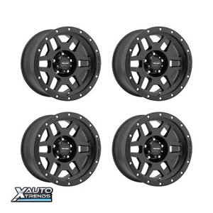 Pro Comp PA41 Phaser Satin Black 17X9 6X139.7 -6mm (Set of 4) - Picture 1 of 1