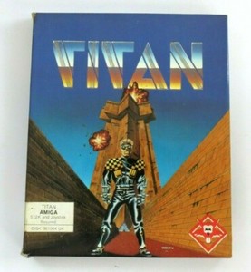 COMMODORE AMIGA GAME TITAN SOFTWARE DISKETTE DISK SPIEL 1989
