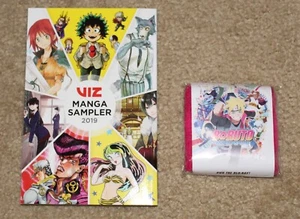 SDCC 2019 EXCLUSIVE VIZ MANGA SAMPLER & BORUTO WRISTBAND BRAND NEW - Picture 1 of 1