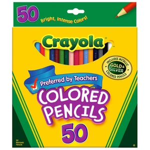 Crayola 50 Color Long Pencil Set - Picture 1 of 1