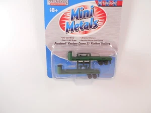 Classic Metal Works 32' Fruchauf factory Green Flatbed Trailer #51127 - Picture 1 of 5