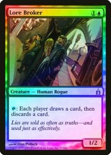 Lore Broker FOIL Ravnica: City of Guilds PLD Blue Uncommon MTG CARD ABUGames
