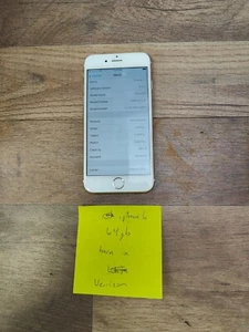Apple iPhone 6 64GB Space Gray A1549 SMALL BURN IN SEE PICS - Afbeelding 1 van 7