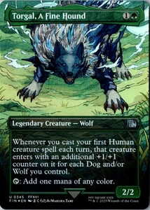 Torgal, A Fine Hound (Borderless) U FINAL FANTASY 345 FOIL casi como nuevo - Imagen 1 de 1