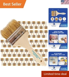 96-Pack 3" Chip Paint Brushes - Light Brown - Picture 1 of 9