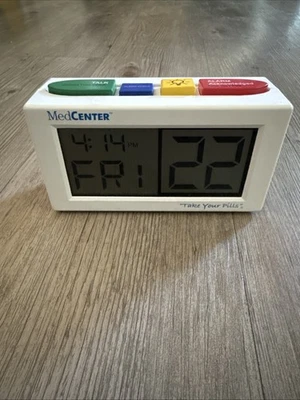 MedCenter Tome sus píldoras recordatorios de medicamentos reloj despertador parlante alertas médicas Foto 1 de 4