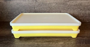 Tupperware SET Feinkost Fleisch Speckhalter Marinade gelb Behälter 1292 & Deckel - Bild 1 von 8