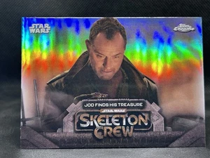 2025 Topps Chrome Star Wars SKELETON CREW: 'Jod Finds His Treasure' #SC-22 - Picture 1 of 2