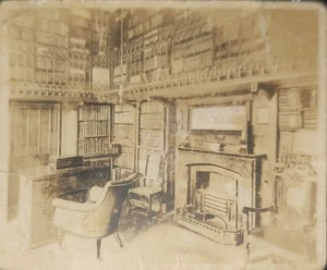 1890s Historical Photo Print Sir Walter Scott Bart's Study Abbotsford Henry Sadd - Imagen 1 de 12