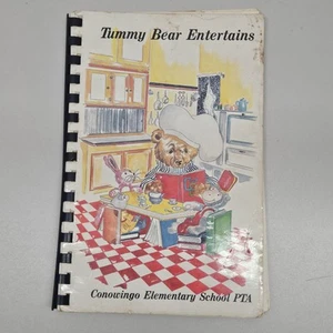 1991 Conowingo Elementary School PTA Cookbook Tummy Bear Entertains Maryland - Foto 1 di 17