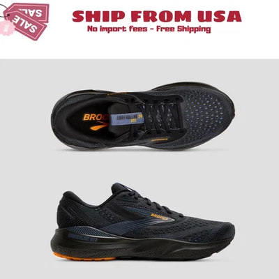 Zapatos para correr Brooks Adrenaline GTS 24 negros/azul country/naranja para hombre - medianos/D Foto 1 de 4