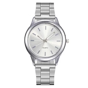 Reloj pulsera informal de lujo para mujer con esfera analógica de cuarzo correa de acero inoxidable - Imagen 1 de 19
