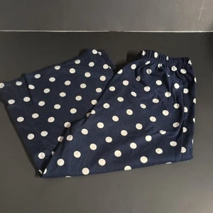 Girl's Pull On Wide Leg Cropped Pants SZ 8 navy - Picture 1 of 5