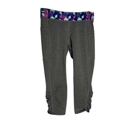 Ivivva Lululemon Kids Youth Gray Athletic Leggings Size 14 Girls - Image 1 of 4