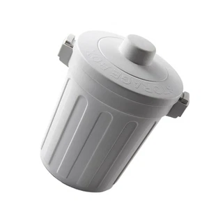 Flip Trash Can Plastic with Lid Countertop Garbage Container Bedroom - Picture 1 of 11