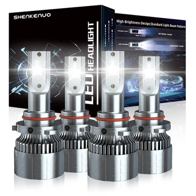 Kit de bombillas LED blancas de haz alto/bajo 9005 9006 Fit Honda Accord 2003-2007 Foto 1 de 4