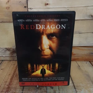 Red Dragon DVD Used Anthony Hopkins Edward Norton Hannibal Lecter Thriller - Picture 1 of 4