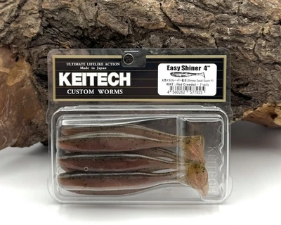 Keitech 4" Easy Shiner 4 Red Crawdad 7 Stück 10cm 5g Gummiköder Gummifisch SALE - Bild 1 von 2