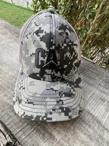 Men’s digital camo caterpillar Cat embroidered logo strap back mesh hat cap MPC - Picture 1 of 8