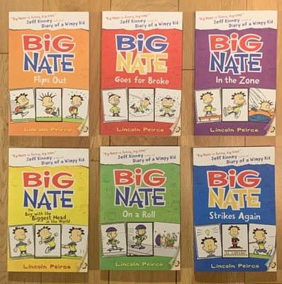 BIG NATE Book Bundle - Set of 6 Big Nate books by Lincoln Peirce - VGC - WA - Image 1 of 4
