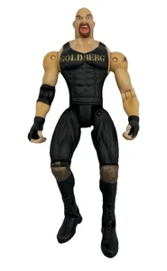 WCW Road Rebels Goldberg Truck Action Figure ToyBiz 2000 No Truck Black Gold - Picture 1 of 10