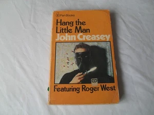 JOHN CREASEY - Hang The Little Man 1963 Pan p/b with PRUDENTIAL promo post card - Picture 1 of 4