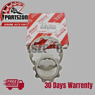 15103 - 75010 丰田塔科马 1995 - 2004 2RZFE 2.4L 定时链条盖油泵 原始设备制造商 — 第 1/2 张图片