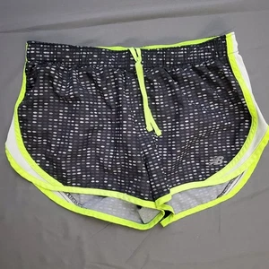 Pantalones Cortos New Balance Para Mujer Pequeños S Atléticos Forrados Tiro Medio Pull On Negro Verde - Imagen 1 de 9