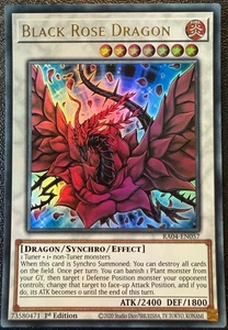 Yugioh Schwarzer Rosendrache RA04-EN057 Ultra Rare 1. Auflage Englisch - Bild 1 von 1