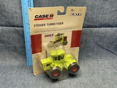 ERTL CASE IH Steiger Turbo Tiger 4WD Farm Tractor, Green, 1/64 - Image 1 of 4