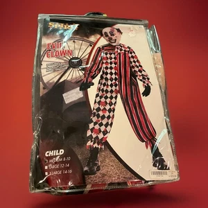 Costume Spirito Halloween Circo Clown Medium (8-10) Raro - Foto 1 di 1