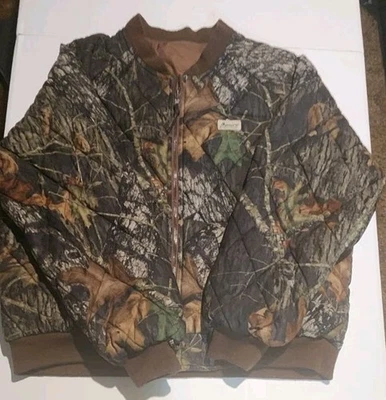 Mount'N Prairie 迷彩和棕色双面狩猎夹克尺寸 XL — 第 1/4 张图片