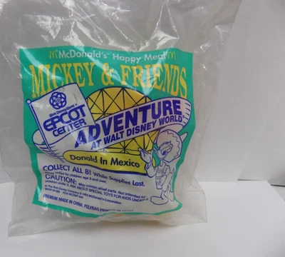 Juguete McDONALD'S - VINTAGE 1993 MICKEY & FRIENDS - DONALD EN MÉXICO - NUEVO EN PAQUETE Foto 1 de 3