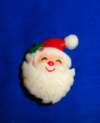 Vintage 1984 Hallmark Cards Santa Claus Pin 2" long - Image 1 of 2