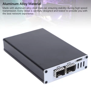 Compact USB4 25G Network Card Dual Port with SFP Optical Interface - Picture 1 of 17