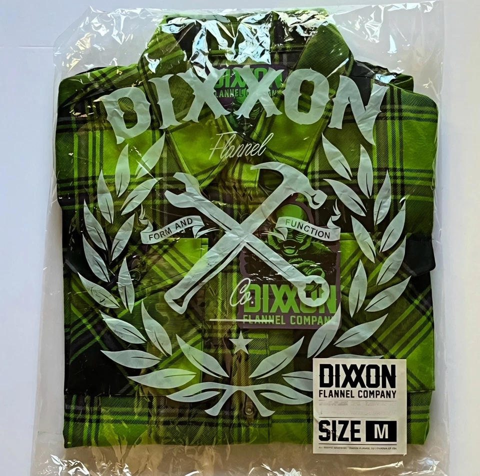 Dixxon Flannel Shirt "The Creature" New, Bagged w/ Tag Women's Size M - Image 1 of 1