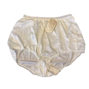 Vintage Panties NOS Made In USA COTILLION by LAURA GAYLE Sz 10 Satin Floral Lace - Picture 1 of 8