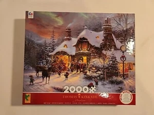 Thomas Kinkade Santa's Night Before Christmas 2000 PC Puzzle Brand New Ceaco - Picture 1 of 5