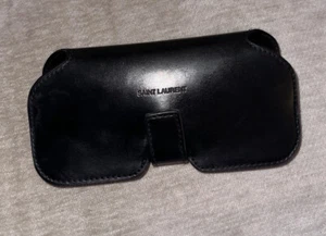 Custodia occhiali da sole YVES SAINT LAURENT chiusura magnetica aviatore - Foto 1 di 7