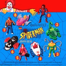 mcdonalds spiderman toys
