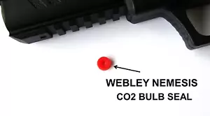 WEBLEY NEMESIS pistol CO2 BULB SEAL, LISTING IS FOR ONE POLYURETHANE SEAL - Picture 1 of 2
