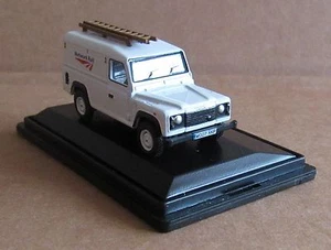 OXFORD DIECAST LAND ROVER DEFENDER NETWORK RAIL 1:76 SCALE MODEL CAR LADDERS - Picture 1 of 5