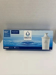 Brita Standard Replacement Water Filters - 6 Pack, Sealed, New - Picture 1 of 6