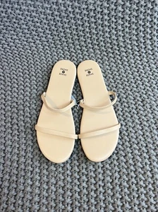 NEW Shade & Shore Indi Tan Slides Sandals Women Size 10 Fast Ship - Picture 1 of 10