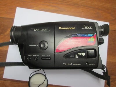 Vintage Panasonic NV-RX11 B Camcorder VHS-C PAL  camcorder Spares And Repairs - Image 1 of 4