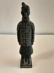 Estatuilla Estatua Guerrero Emperador Asiático Terracota Artesanal. (3) - Imagen 1 de 10